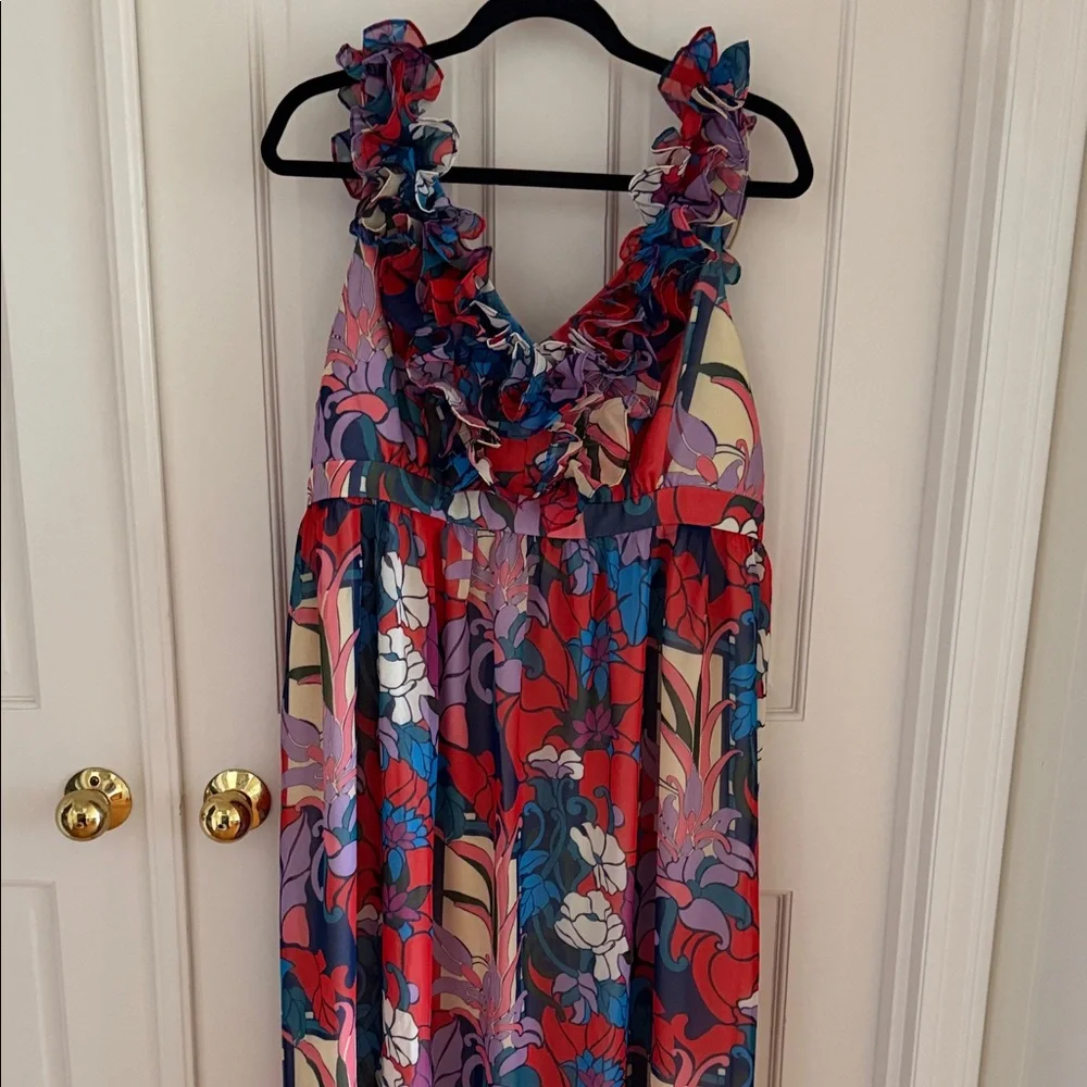 Tuckernuck Climbing Cosmos Priscilla Maxi Dress - Picture 2 of 8